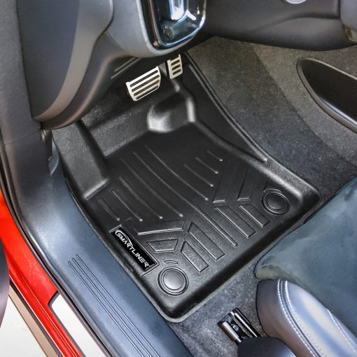 Forro de piso negro a medida SMARTLINER para Volvo XC40 Recharge 2021-2023 - Imagen 2