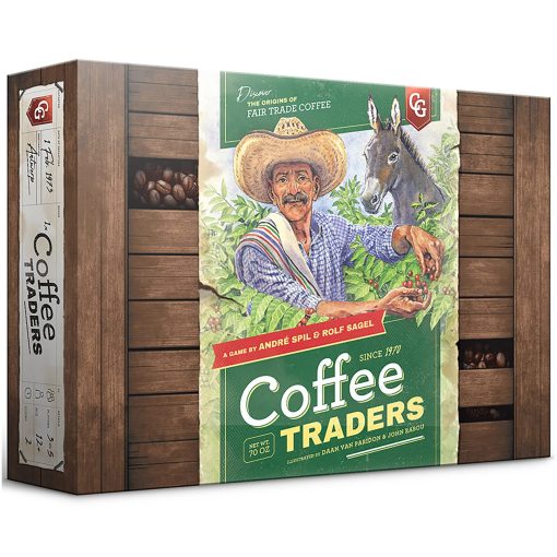 Capstone Games: Coffee Traders - Juego de Estrategia de Mesa, 3-5 Jugadores, Edades 12+, 120 Min