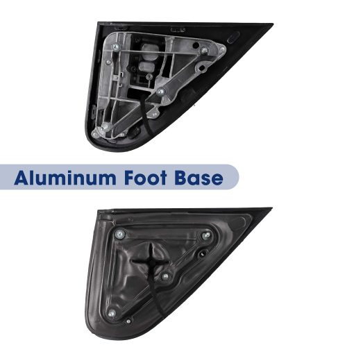 Espejo de remolque para Silverado Sierra - Compatible con 2014-2018 Chevy Silverado GMC Sierra 1500 2500 HD 3500 HD con vidrio calefactado ajustable por energia, luces de señal de giro y luz trasera (Pintado rojo) - Imagen 6