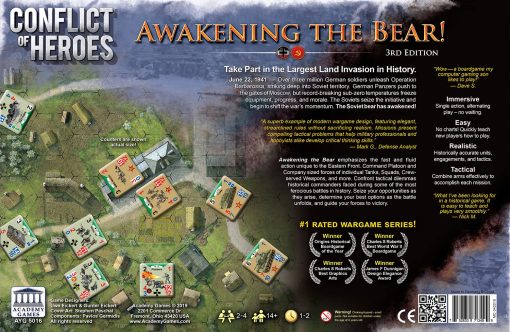 Academy Games | Conflict of Heroes: Awakening The Bear 3rd Ed | Juego de Mesa | 2-4 Jugadores - Imagen 4