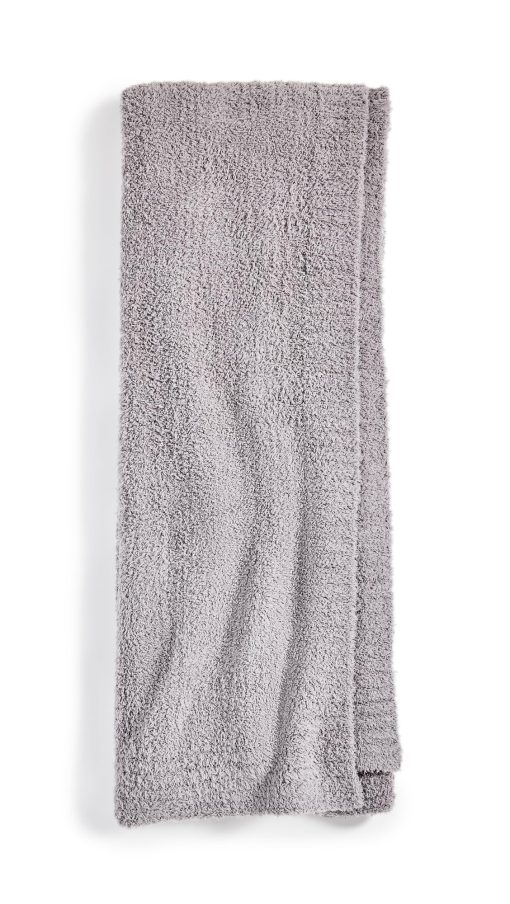 Manta Barefoot Dreams CozyChic Dove Gray Tamano unico