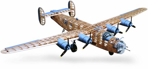 Kit de modelo Guillow's Consolidated B-24D Liberator, Pequeno - Imagen 3