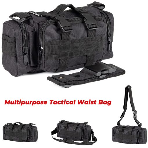 Organizador de Asiento Tactico con Bolsa de Almacenamiento y 5 Bolsillos Molle Desmontables Panel de Almacenamiento de Molle para Vehiculos Universal para Todos los Vehiculos - Imagen 3