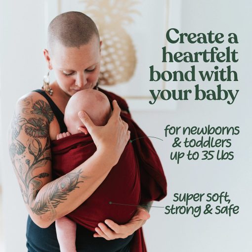 Fular Portabebes Nalakai. Ecologico, Suave Bambu y Lino. Comodidad, Estilo y Compromiso - Lleva a Tu Pequeno con Amor - Imagen 2