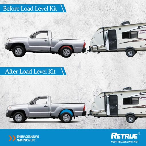 Kit de Suspension de Bolsa de Aire RETRUE para Toyota Tundra 2007-2021 [hasta 5,000 libras de Capacidad de Nivelacion de Carga] Reemplaza Firestone 2445 - Imagen 6