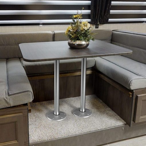 Sistema de Pata de Mesa Redwood ITC para RV or Barco (Plata, 29") TL5000-S-29 - Imagen 6