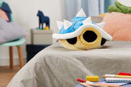 Club Mocchi Mocchi- Peluche Mario Kart - Caparazon Azul - Juguetes Mario Suaves - Figuras Coleccionables Mario de Peluche - Juguetes de Peluche Suaves y Decoracion Mario - 15 pulgadas - Imagen 2