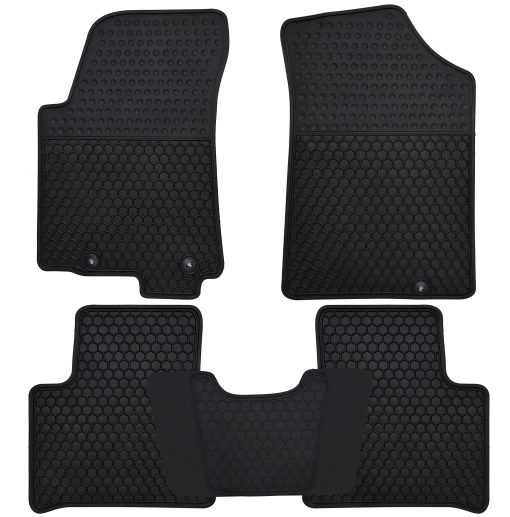 Megiteller Tapetes para Autos a Medida para Nissan Maxima 2016 2017 2018 2019 2020 2021 2022 2023/2014 2015 Nissan Altima de Goma Resistente Lavable Inodoro (Todo Clima) Juego de Tapetes para Piso