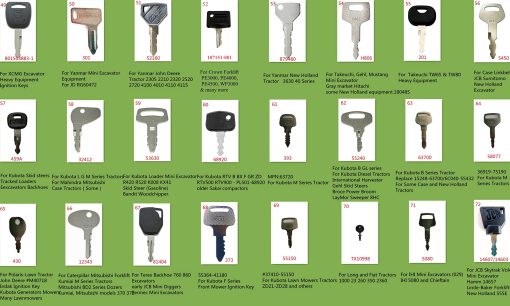Juego de 100 Llaves para Equipos Pesados ANNHOO999 para CAT Bobcat John Deere CASE Komatsu Kubota Toyota Hyster Takeuchi Ford y mas Excavadora Cargador Cargador de Ruedas Tractor Montacargas - Imagen 4