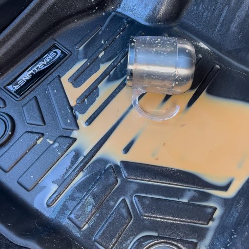 Juego de forros de piso negros SMARTLINER a medida para 2 filas compatibles con Jeep Grand Cherokee 2023-2024 - Imagen 8