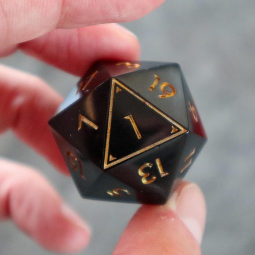 Ascendice - Dado Flotante para D&D (Todos los 3 Dados y una Base Negra Mate) - Imagen 3