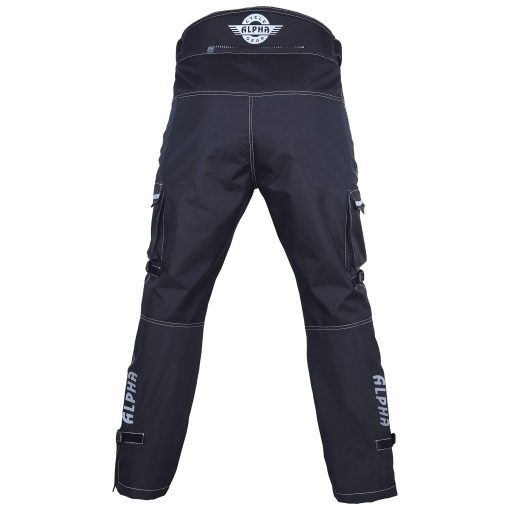 Pantalones de motocross para hombre con armadura, alta visibilidad, para montar en motocicleta de tierra, en carreras de doble deporte, en ATV, MX, BMX (NEGRO, CINTURA 40"-42" ENTREPIERNA 34") - Imagen 5