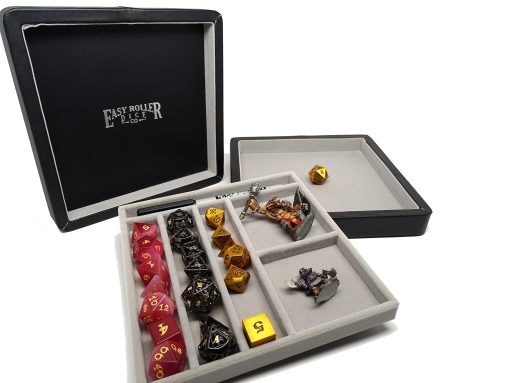 Adventure Box - Bandeja de dados y estuche de almacenamiento con tapa magnetica (Lobo) - Imagen 3