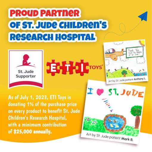 ETI Toys STEM Learning Juego de Bloques de Construccion Educativos Originales para Ninos y Ninas de 3, 4 y 5+ Anos | Juguetes de Construccion Divertidos para Kit de Juguetes para Ninos, Regalo de Juguetes STEM (172 PCS) - Imagen 6