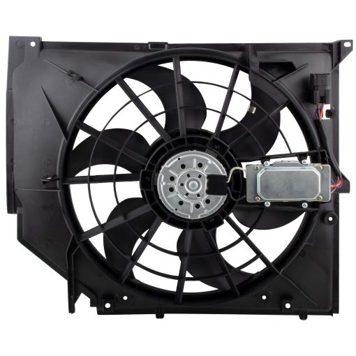 Ensamble del Ventilador del Radiador BOXI 621-199 Compatible con BMW E46 Serie 3 1999-2005 320i 323Ci 323i 325Ci 325i 325xi 328Ci 328i 330Ci 330i 330xi 17117561757