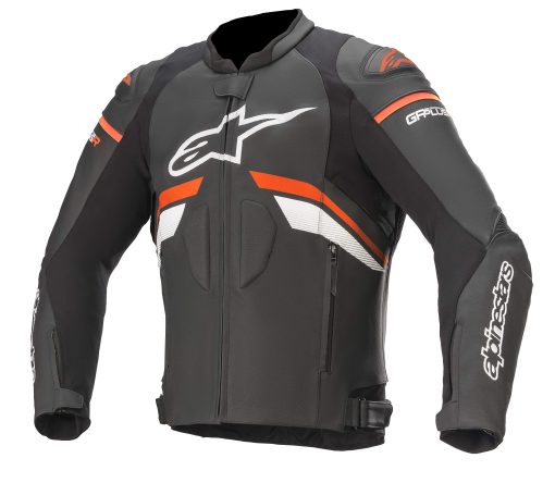 Chaqueta de cuero Alpinestars GP Plus R v3 (52) (Negro/Rojo Fluo/Blanco)
