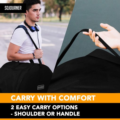 Estuches para tambores (5 piezas) - Set de bolsas de viaje para kits estandar de tambores - Diseño resistente y acolchado grueso para la proteccion de tu bateria - Incluye bolsa de bombo de 22", estuche de 12" para tom, estuche de 13" para tom, estuche de 16" para tom, estuche de 14" para caja - Imagen 5