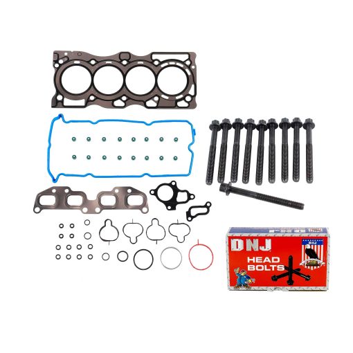 Juego de empaques de culata DNJ HGB6421 con kit de pernos de culata para Nissan Frontier 2.5L 2488cc 152cid L4 DOHC 2005-2017