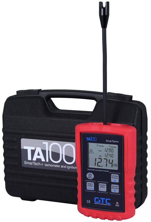 Analizador de ignicion y tacometro inalambrico Smartach+ TA100 de GTC por General Technologies Corp