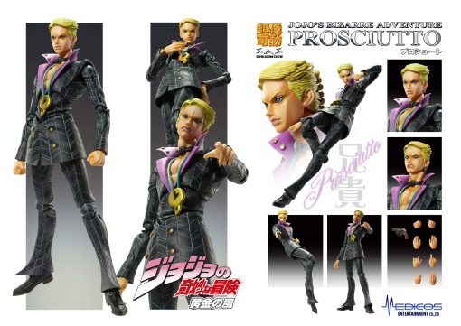 Figura de accion Medicos JoJo's Bizarre Adventure Part 2: Chozo Kado Prosciutto, Multicolor, 6 pulgadas - Imagen 6