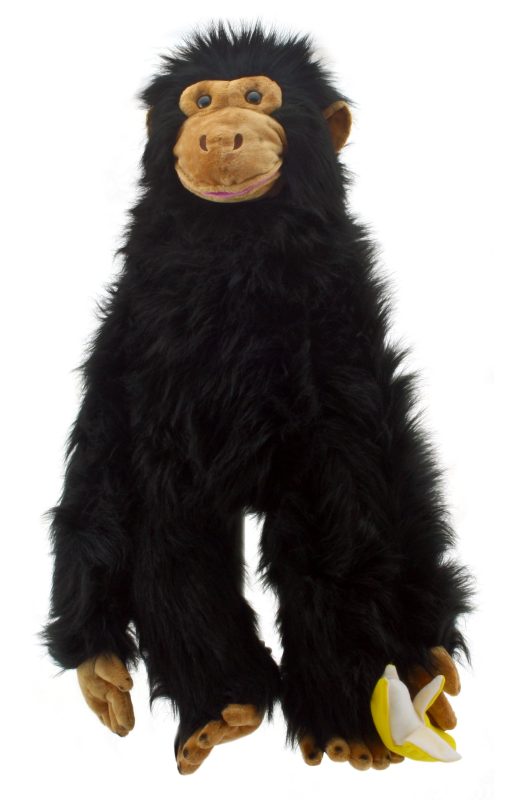 Titere de mano de chimpance grande de The Puppet Company, 30"
