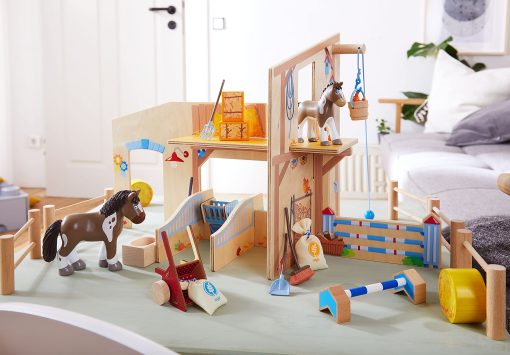 Establo de Equitacion Happy Horse Little Friends de HABA - Imagen 8