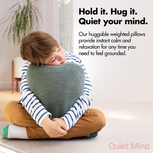 Almohada Ponderada Original para Adultos Quiet Mind - (Grande, Chili Oil, 12 lbs) - Almohada Ponderada para el Cuerpo - Almohada de Enfriamiento Versatil con Alivio del Estres - Almohada Compacta para Abrazar para Adultos - Imagen 6