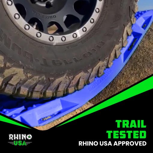 Tablas de traccion de recuperacion Rhino USA - Tablero definitivo para vehiculos 4x4 fuera de carretera - Los mejores accesorios todoterreno para arena, barro y nieve - Incluye bolsa de transporte con cremallera resistente - Imagen 7