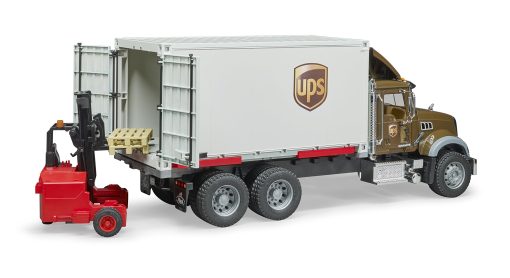 Camion Mack Granite Ups Logistics con Montacargas - Juguetes - Imagen 4