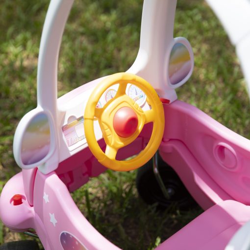 Carro My Unicorn Coupe de Grow'n Up, Cuerpo Seguro y Resistente, Ruedas Giratorias 360 grados, Puertas con Seguro y Manija de Techo, Bandeja de Almacenamiento, Edades 1.5+ - Imagen 4