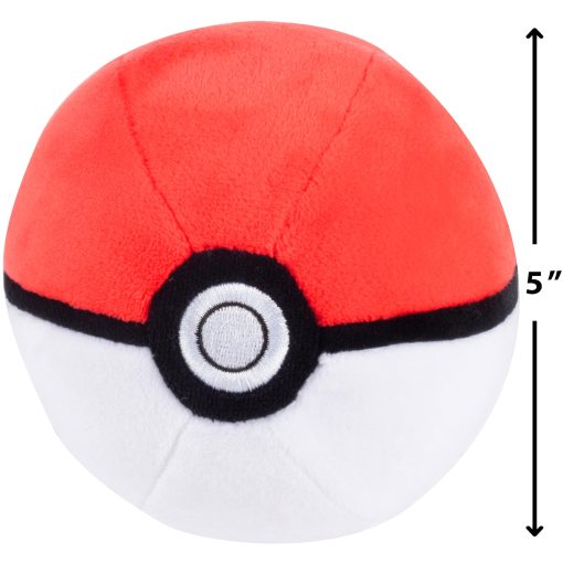 Pokemon 5" Peluche de Pok? Ball Pack de 4 - Pokeball, Great, Ultra, Master - Licencia Oficial - Juguetes de Peluche Suave con Fondo Ponderado - Accesorio de Halloween - Regalo para Ninos, Ninas, Fans - Imagen 2