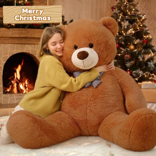 Oso de Peluche Gigante Toys Studio, 59 pulgadas de Altura Peluche de Oso de Color Cafe Oscuro Regalo de Juguete para Novia Niños Navidad Cumpleaños Dia de San Valentin - Imagen 5