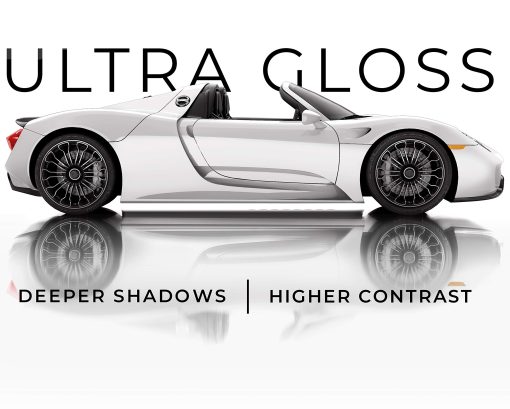 Pelicula de Vinilo para Envolver Coches VViViD+ Ultra Gloss Premium (10ft x 5ft, Blanco Brillante) - Imagen 2