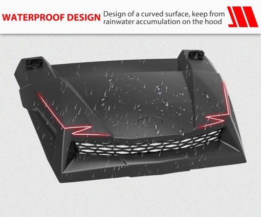 Capo turbo para Polaris RZR XP 1000 / RZR 900 14-20, Kit de entrada de aire para capo turbo para Polaris RZR XP 900 1000 S Turbo 2014-2020 (Reemplazo #2881467) - Imagen 3