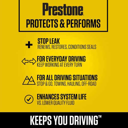 Prestone AS263-6PK Fluido de Direccion Asistida con Sellador - 32 oz, (Paquete de 6) - Imagen 5