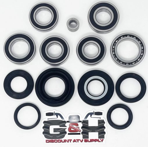 Kit de retenes y rodamientos completo para diferencial trasero y eje trasero para Honda TRX 350 Rancher y Honda TRX 400 Rancher AT