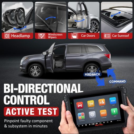 Autel MaxiSys MS906 PRO Scanner 2024 MS906PRO ECU Coding Hasta MK908 MS906BT MP900BT 36+ Reset 3000+ Pruebas Activas Bidireccional Auto Scan 2.0 Diagnostico Completo OE CAN FD DoIP FCA OS 10 4+128GB - Imagen 5