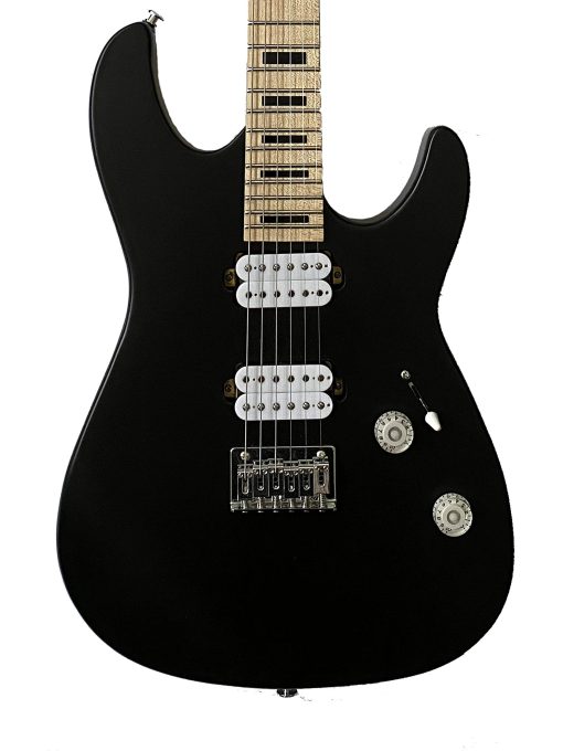 Guitarra Electrica Sawtooth ST-M24 de 6 Cuerdas, Diestra Satin Black (ST-M24-SBK) por GoDpsMusic