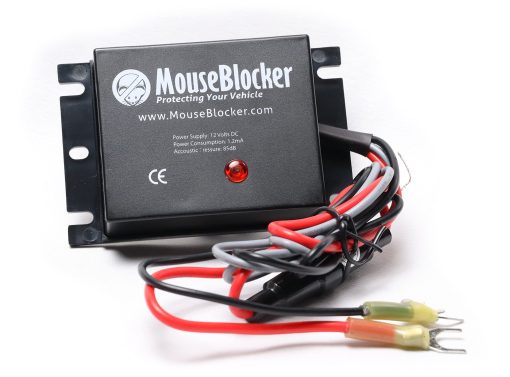 MouseBlocker 12V Disuasivo Ultrasonico para Ratones y Roedores bajo el Capo de su Vehiculo