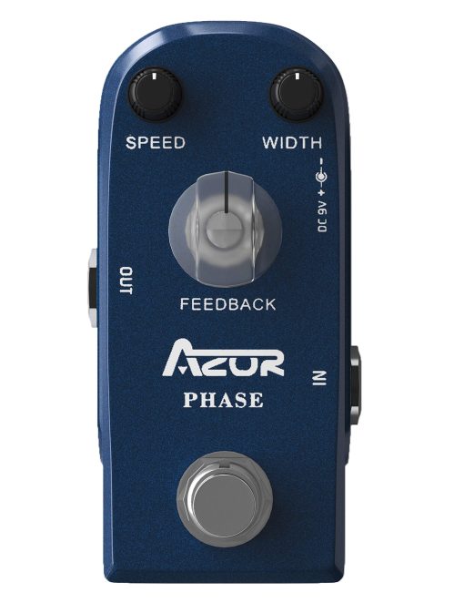 Pedal de Efecto de Guitarra Analogico AZOR Phaser Procesador Puro para Guitarra Electrica y Bajo True Bypass - Imagen 6