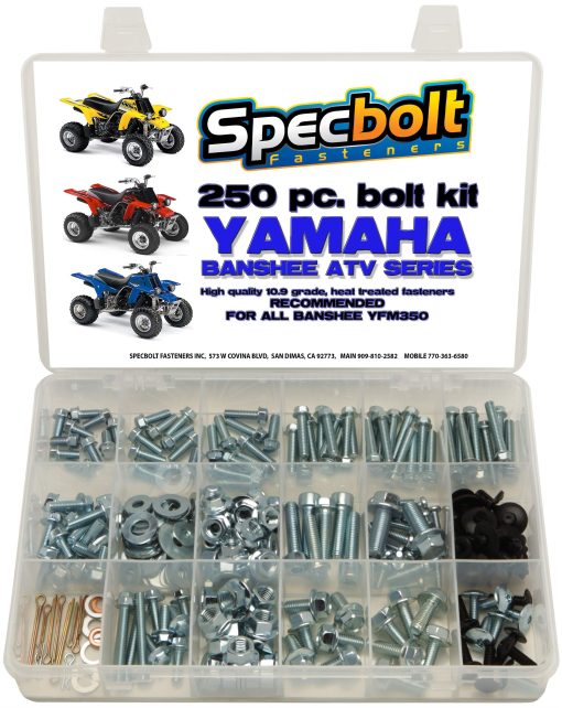 Kit de Pernos Specbolt: Yamaha - ATV Serie Banshee YFM350 (250 piezas)