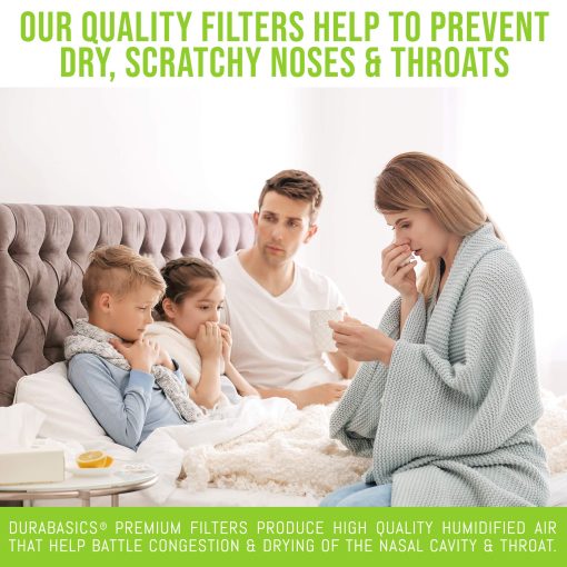 Durabasics 6 Pack Filtro de Repuesto para Humidificador Honeywell HAC-504, HAC-504AW & Filtro A, HCM 350 & Humidificadores de Niebla Fria - Imagen 7