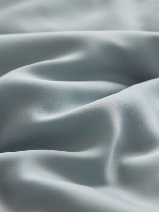 Juego de sabanas para cama Orray Queen, sabanas de lujo, 100% viscosa derivada del bambu, suaves, comodas, refrescantes, transpirables, juego de 4 piezas (Azul Niebla) - Imagen 6