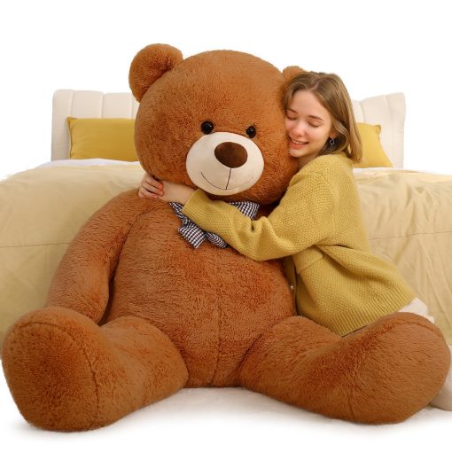 Oso de Peluche Gigante Toys Studio, 59 pulgadas de Altura Peluche de Oso de Color Cafe Oscuro Regalo de Juguete para Novia Niños Navidad Cumpleaños Dia de San Valentin