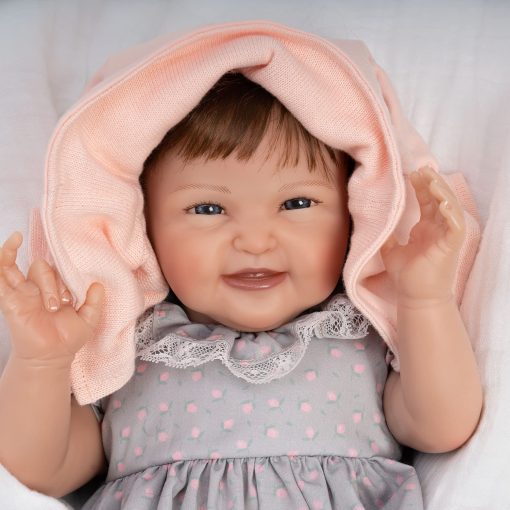 Muneca Bebe Realista Paradise Galleries Reborn Recien Nacida - 19'' Cabello en Raiz Bebe Dulce Sweetie Pie Set de Regalo de 7 Piezas para Edades 3+ - Imagen 3