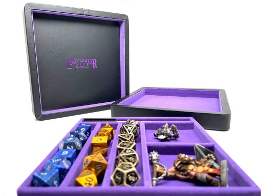 Adventure Box - Bandeja de Dados y Estuche de Almacenamiento con Tapa Magnetica (Cuervo) - Imagen 4