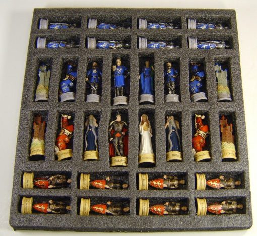 Juego de Ajedrez HPL King Arthur/Sir Lancelot La Edad Media Camelot - SIN Tablero - Imagen 5
