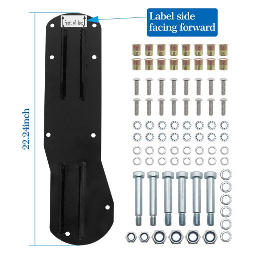 Kit de soportes de tercera fila WEHOPE 4934200 compatible con Jeep Wrangler JK Unlimited de 4 puertas 2007-2018 - Imagen 2