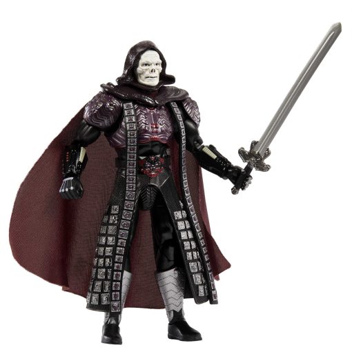 Figura de accion Masterverse de Masters of the Universe, Skeletor articulado coleccionable de MOTU con piezas y accesorios intercambiables - Imagen 7