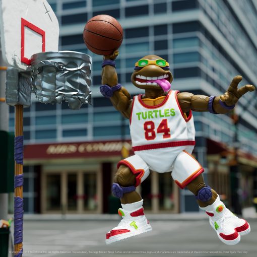 Super7 Figura de Accion Teenage Mutant Ninja Turtles Slam Dunkin' Don - ULTIMATES! de 7 pulgadas - Imagen 4